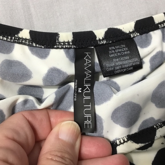 SOLD! KAMALIKULTURE Polka Dot Swim Bottoms - Picture 7 of 9